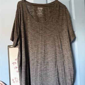 Warehouse Charcoal V-Neck Tee